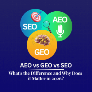 AEO vs GEO vs SEO: What’s the Difference and Why Does It Matter in 2026?
